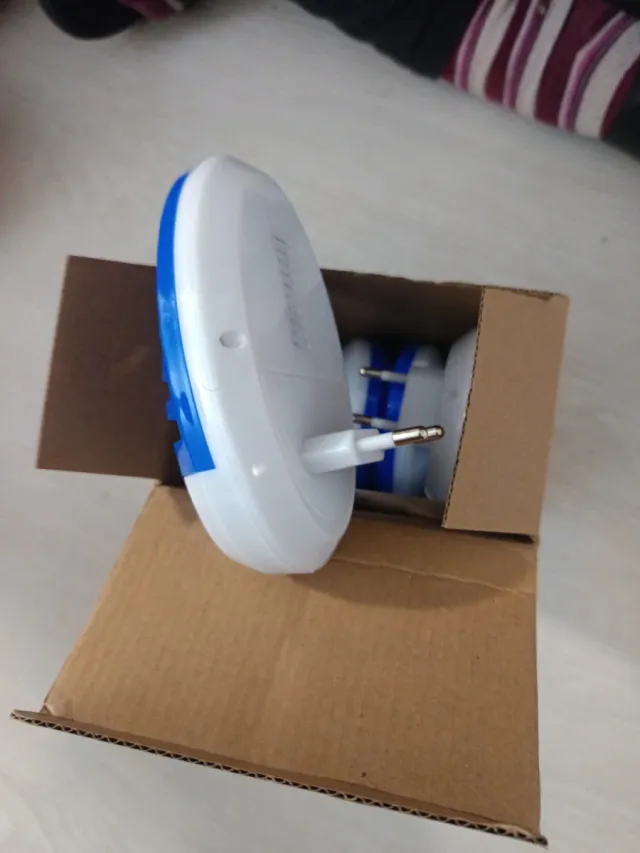 Repelente Mosquitos Enchufe Azul