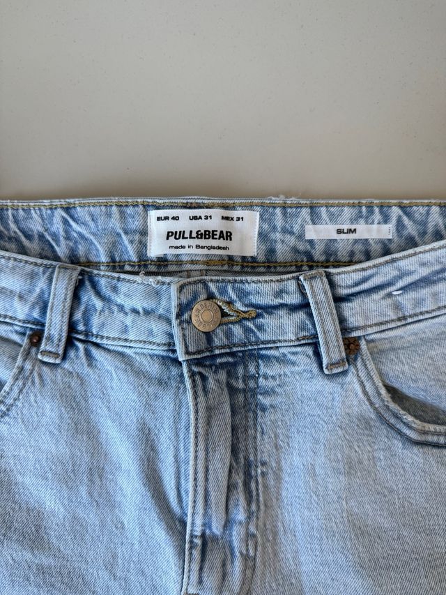 Vaqueros cortos Pull&Bear Slim