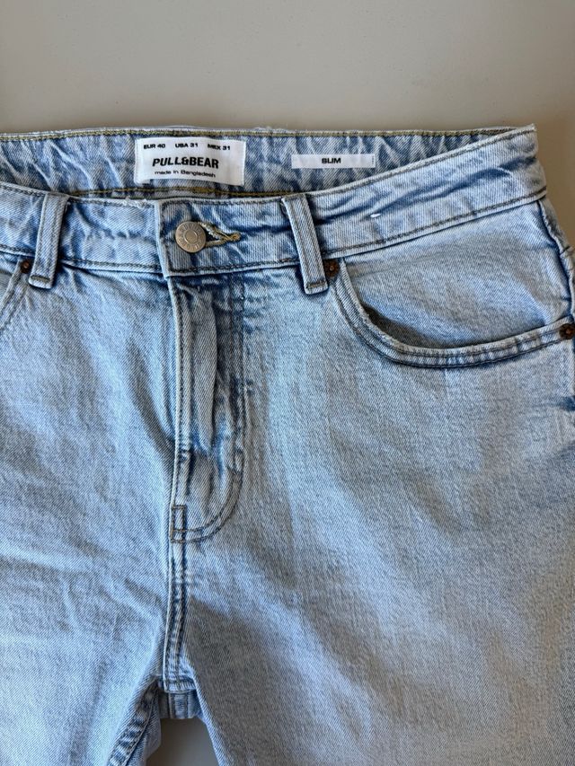 Vaqueros cortos Pull&Bear Slim