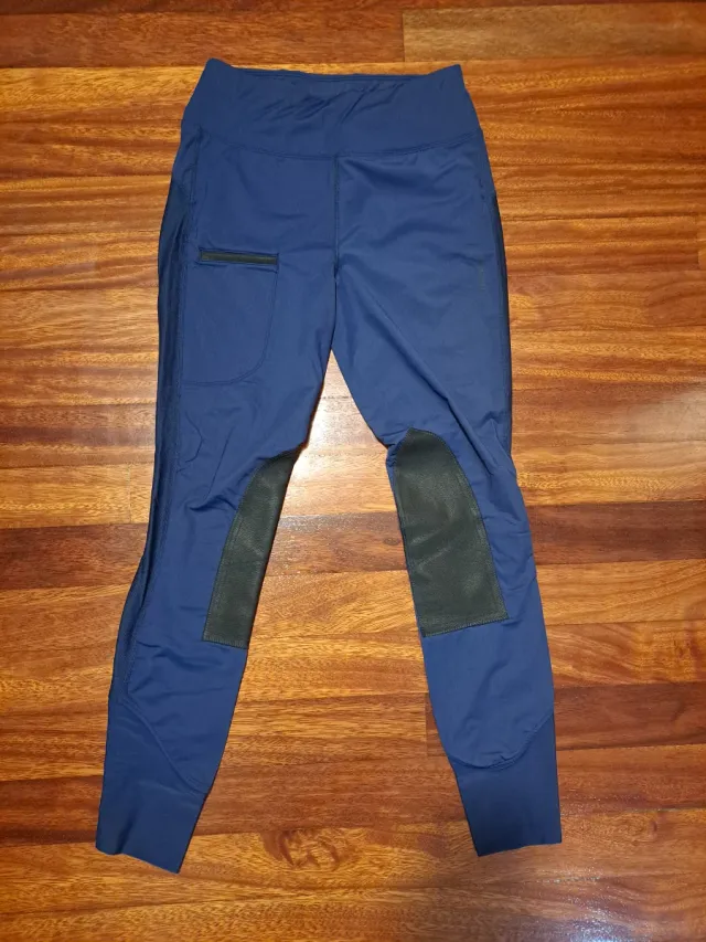 Pantalones de equitación azul marino para mujer