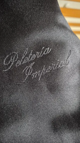 Abrigo de piel auténtico