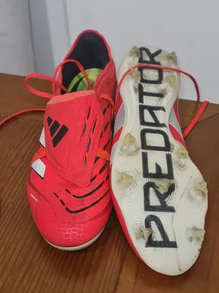 Botas de fútbol Adidas Predator  pro Rojas