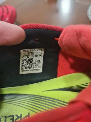 Botas de fútbol Adidas Predator  pro Rojas