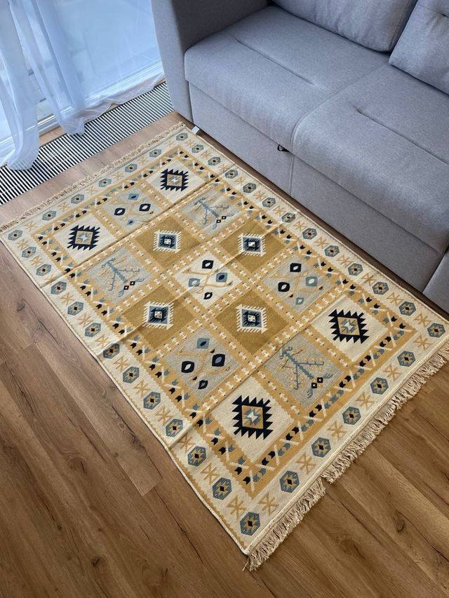 Tappeto in cotone etnico 120x180 cm