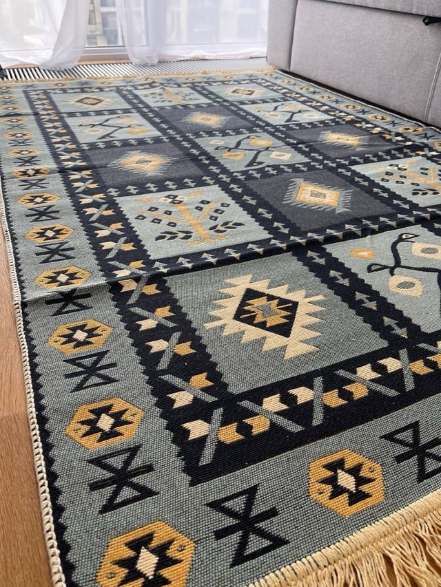 Tappeto in cotone etnico 120x180 cm