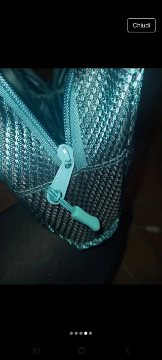 Beauty case Fiat 500 teal