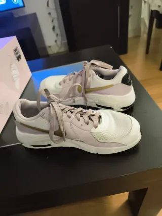 Zapatillas Nike Air Max Mujer Rosa y Dorado