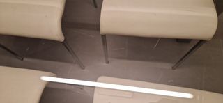 Mesa de comedor extensible cristal y metal