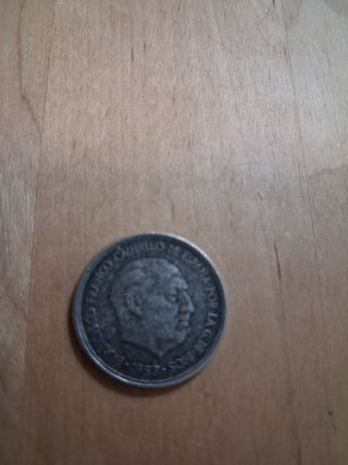 Lote 6 monedas Franco España