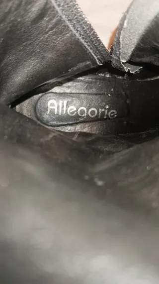 Stivali in pelle nera - numero 36