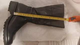 Stivali in pelle nera - numero 36