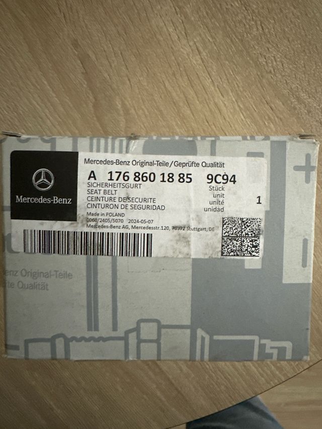 Cinturón central Mercedes W176 A1768601885