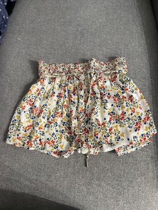 Falda pantalón corta estampada