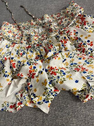 Falda pantalón corta estampada