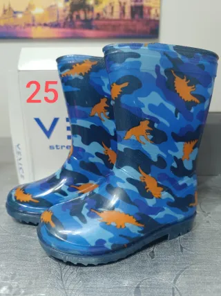 Botas de agua niño talla 25