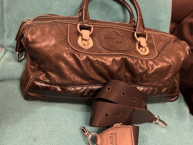 Bolso Gucci Boston Negro Piel