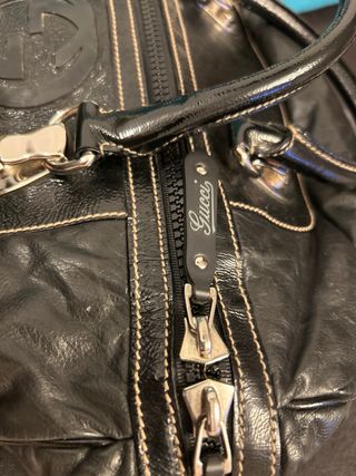 Bolso Gucci Boston Negro Piel