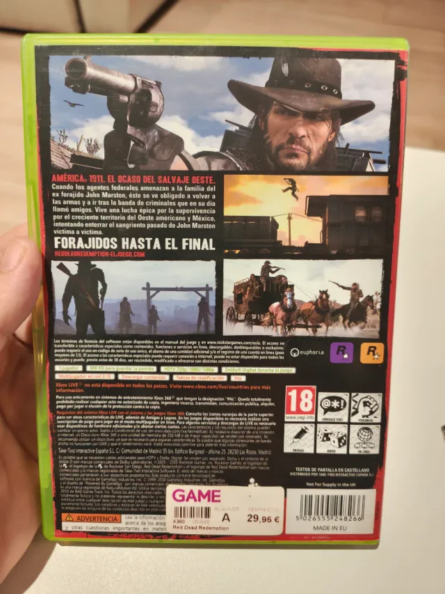 Red Dead Redemption Xbox 360