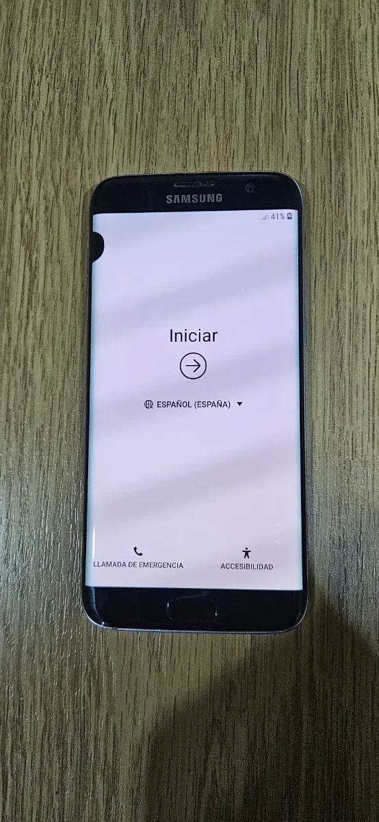 Samsung Galaxy S7 Edge, mancha lateral pantalla.
