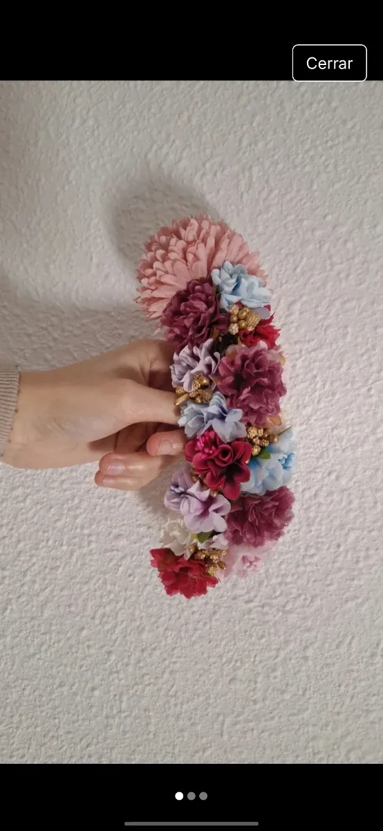 Corona flamenca multicolor