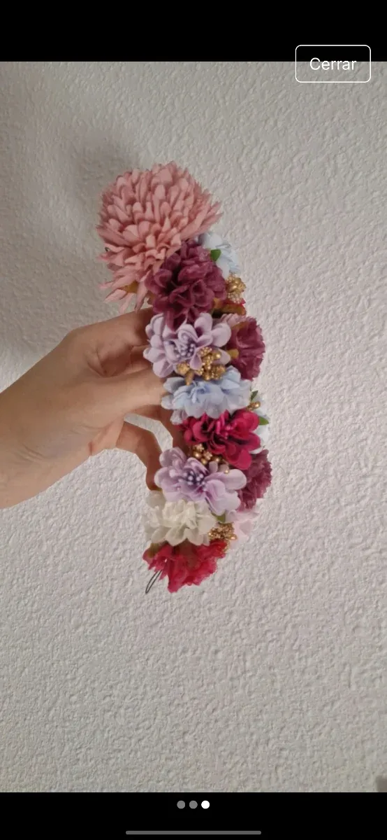 Corona flamenca multicolor