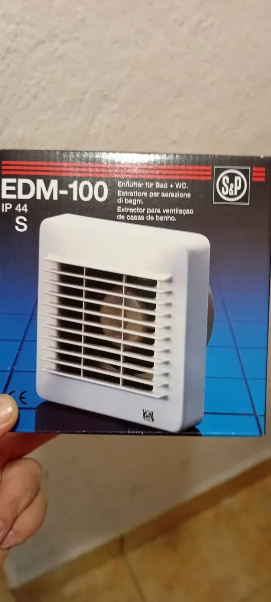 Extractor de Baño EDM-100 S&P