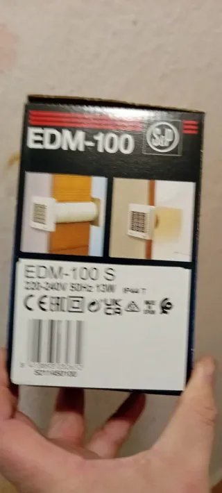 Extractor de Baño EDM-100 S&P