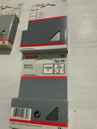 Grapas y pines Bosch Typ 48 y Typ 55