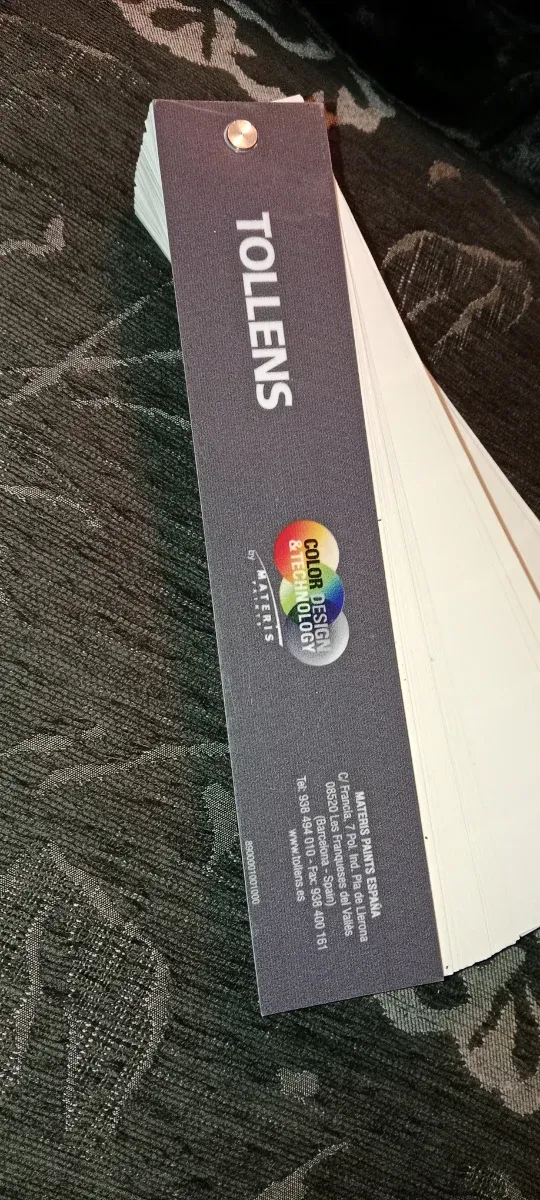 Carta de colores Tollens. Color Space