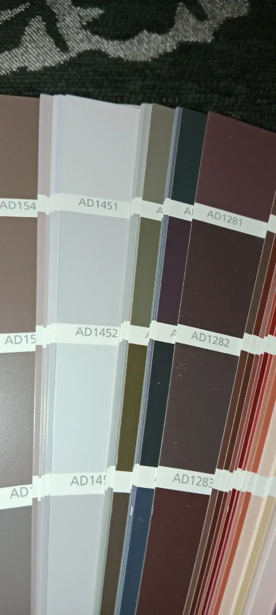 Carta de colores Tollens. Color Space