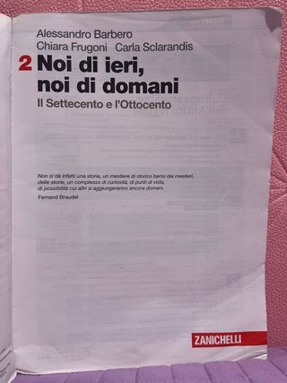 Noi di ieri, noi di domani. Per le Scuole super...