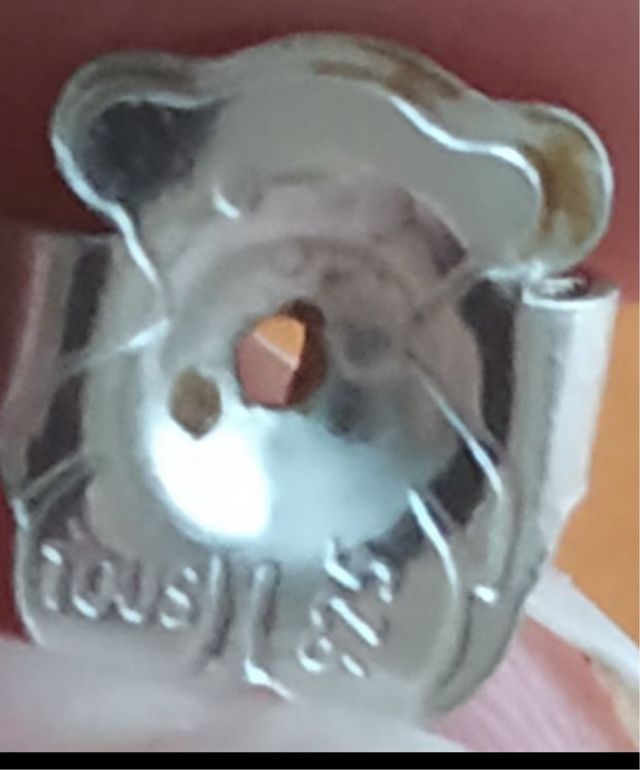 Pendiente Goya Negro y Plateado