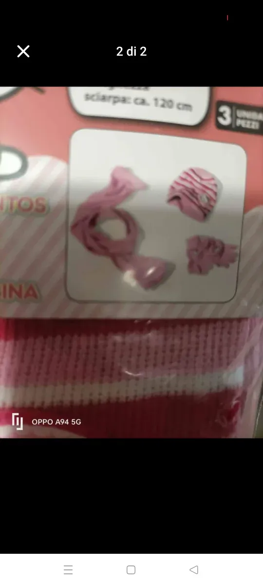 Set Hello Kitty Sciarpa, Cappello e Guanti