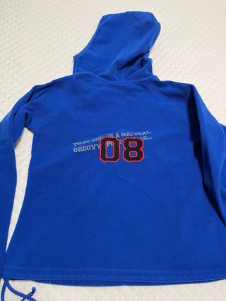 Sudadera Zara TRF Azul