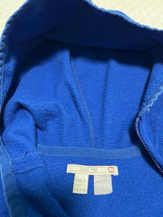 Sudadera Zara TRF Azul