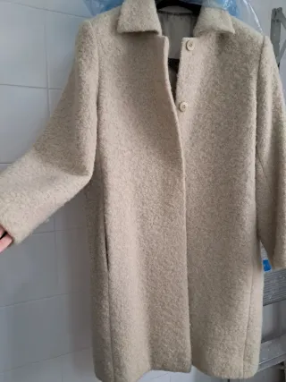 Abrigo SÍNTESIS beige talla S