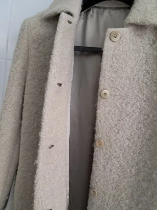 Abrigo SÍNTESIS beige talla S
