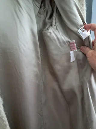 Abrigo SÍNTESIS beige talla S