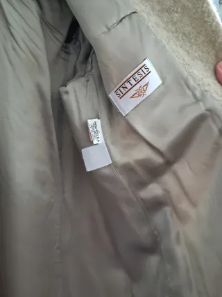 Abrigo SÍNTESIS beige talla S