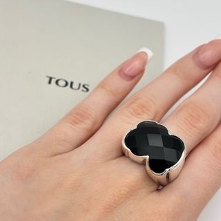 Anillo Tous Onix Plata 925