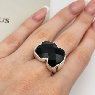 Anillo Tous Onix Plata 925