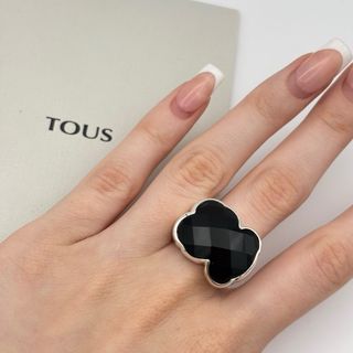 Anillo Tous Onix Plata 925