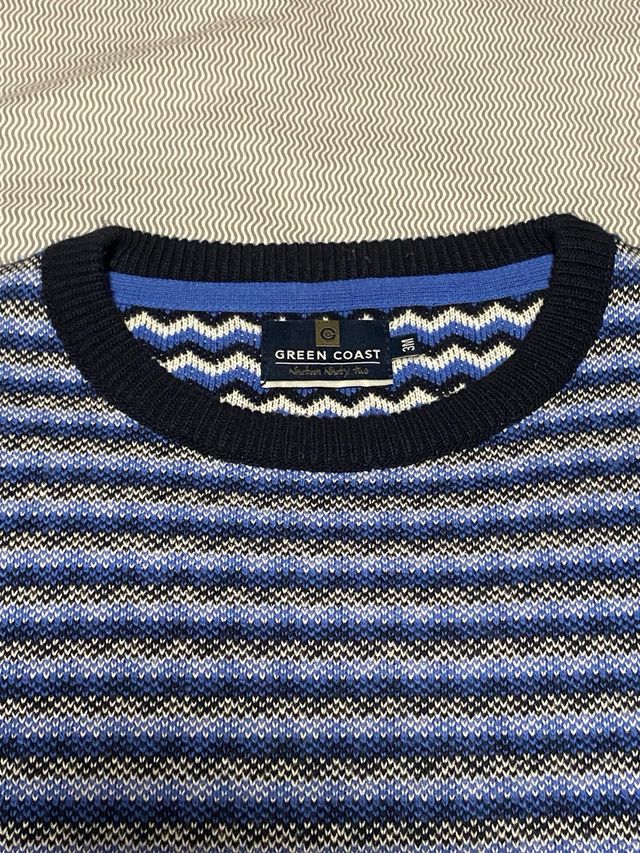 Jersey GREEN COAST rayas azul
