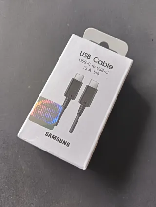 Cable USB-C a USB-C Samsung 5A 1m