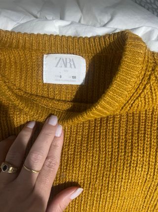 Jersey Zara amarillo niño talla 8