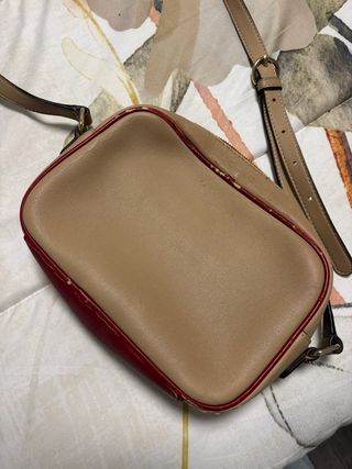 Bolso Tous original Beige y Rojo