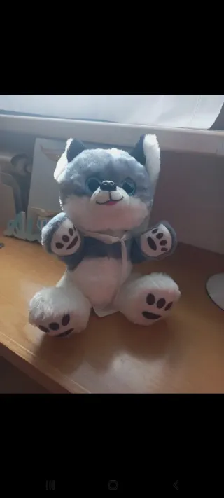 Peluche cane husky