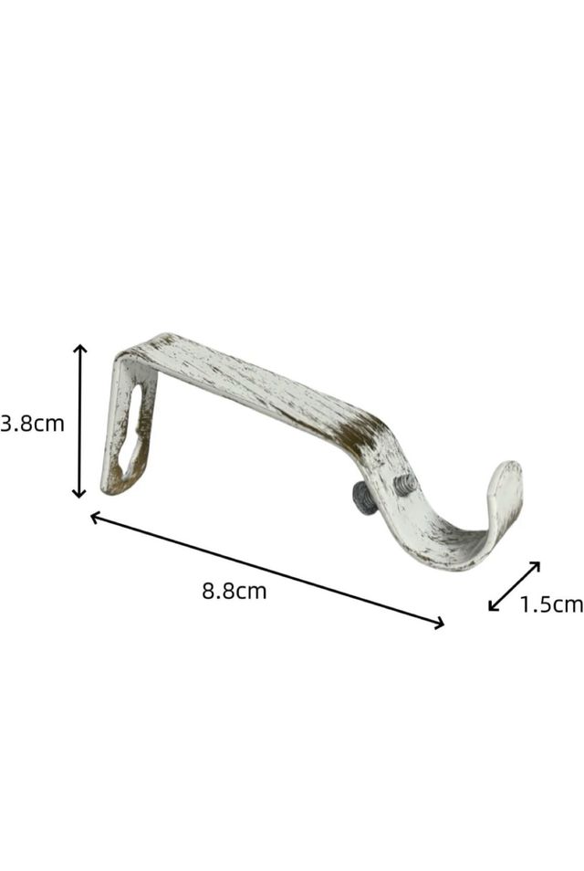 DOS Barras Cortina Extensible Hoja Dorada
