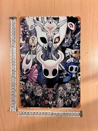 Hollow Knight Silksong poster alluminio