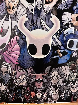 Hollow Knight Silksong poster alluminio